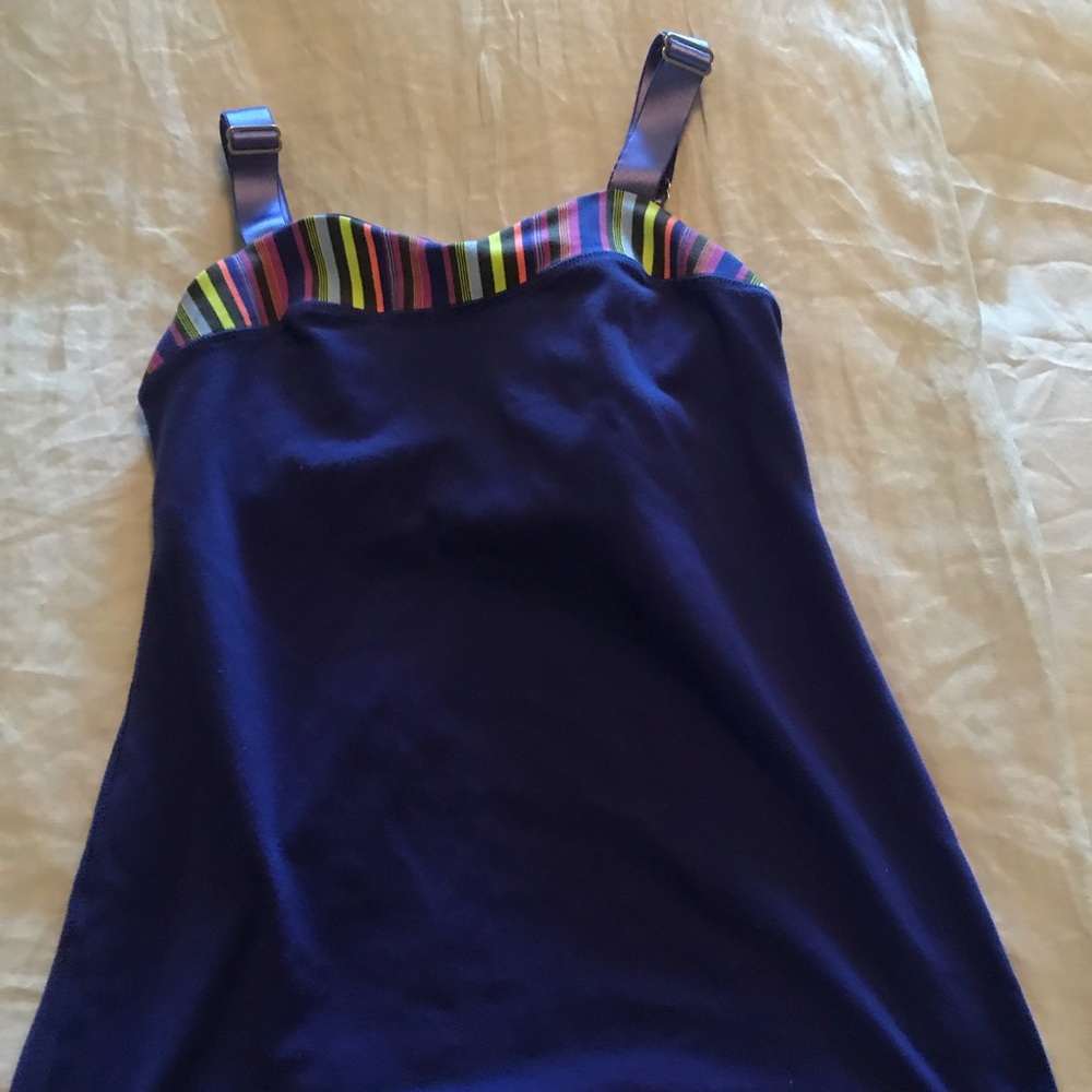 Blue Lululemon tank